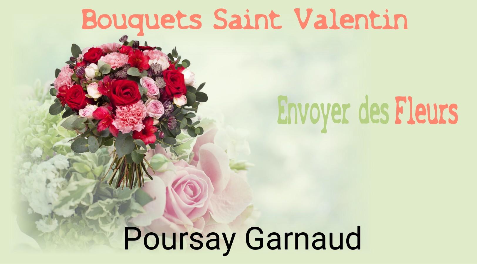 Roses de Saint-Valentin livrées à Poursay-Garnaud